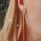 HOLLY~ orecchini a clip con cubic zirconia