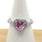 BLAIR ~ Anello a cuore con Cubic Zirconia- Regolabile