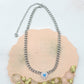 JASMINE ~ ACCIAIO INOSSIDABILE - collana choker in catena con Cubic zirconia a forma di cuore