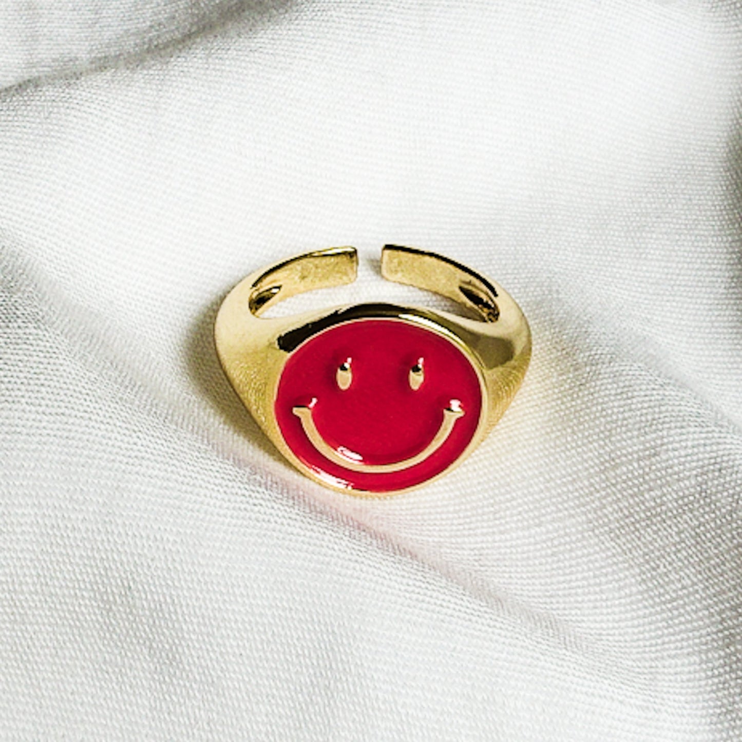 Smiley Collection ~ Gold Plated Ring