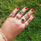 BLAIR ~ Anello a cuore con Cubic Zirconia- Regolabile