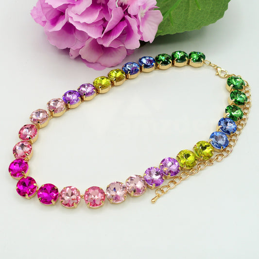 LUCE 2.0 - collier con pietre sfaccettate