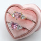 Diana Chunky ~ Anello cuori grandi con cubic zirconia a forma di cuore