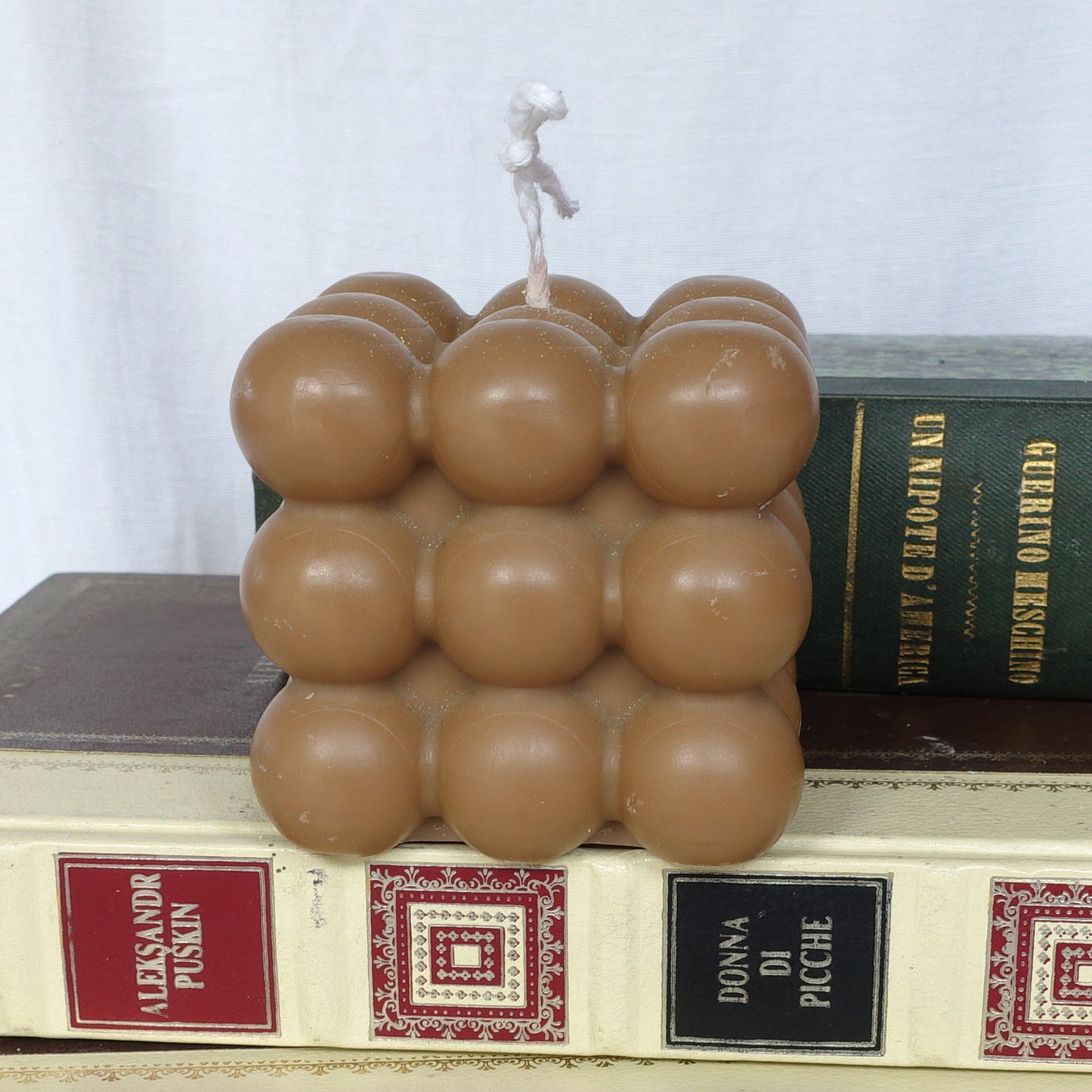 Andromeda ~ bubbles cube candle