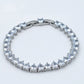 CHERIE-"THE SILVER SET"- 3 PCS- zirconia necklace+zirconia pendants earrings+zirconia tennis bracelet