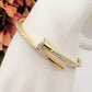 VENICE CRYSTAL ~ Bracciale CHIODO in acciaio inossidabile