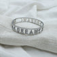 "Dream" Bangle- stainless steel bracelet