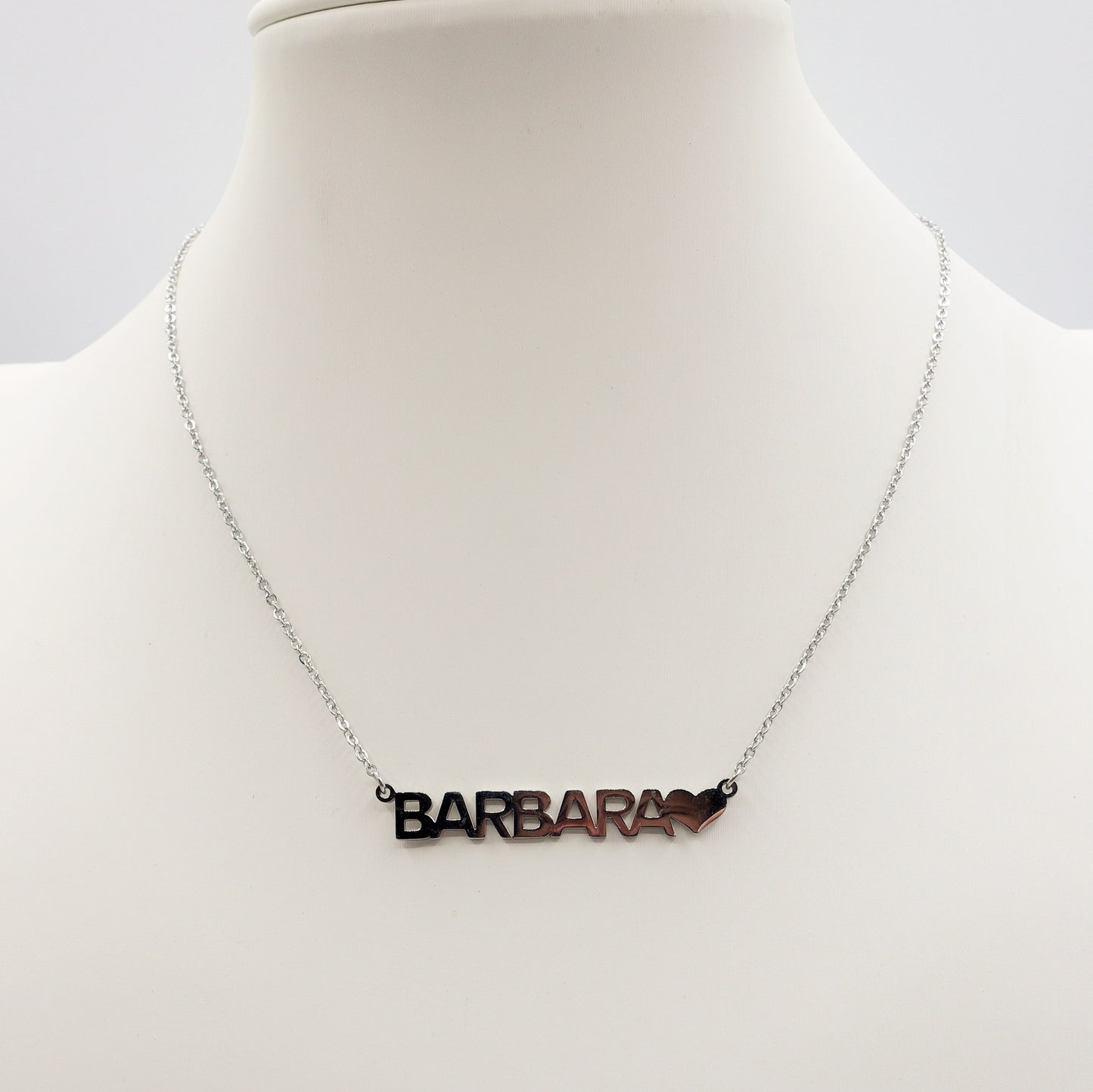 Collana "my name" HEART Acciaio inossidabile