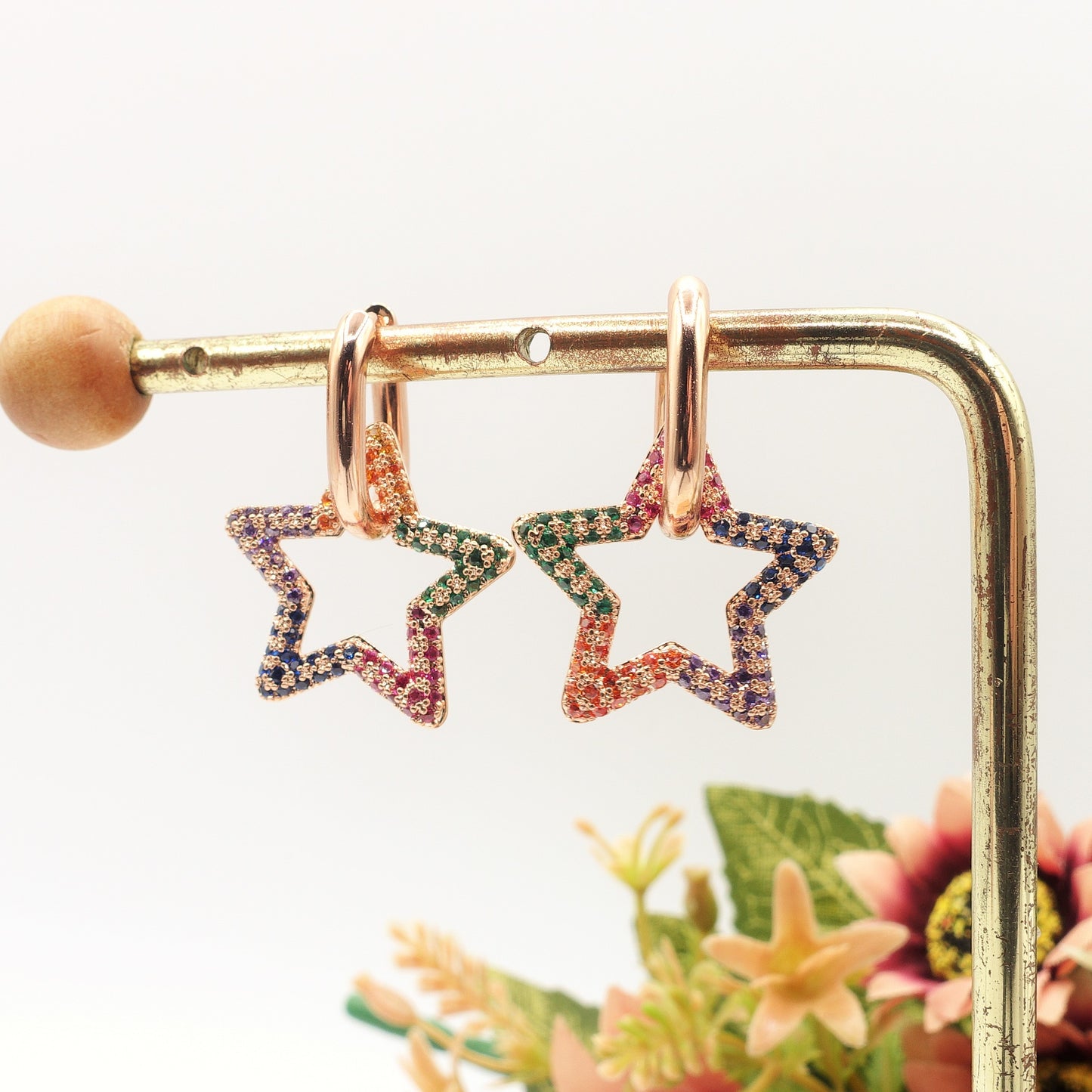 ADELE STAR ~ PAIO Orecchini con pendente  in Cubic Zirconia