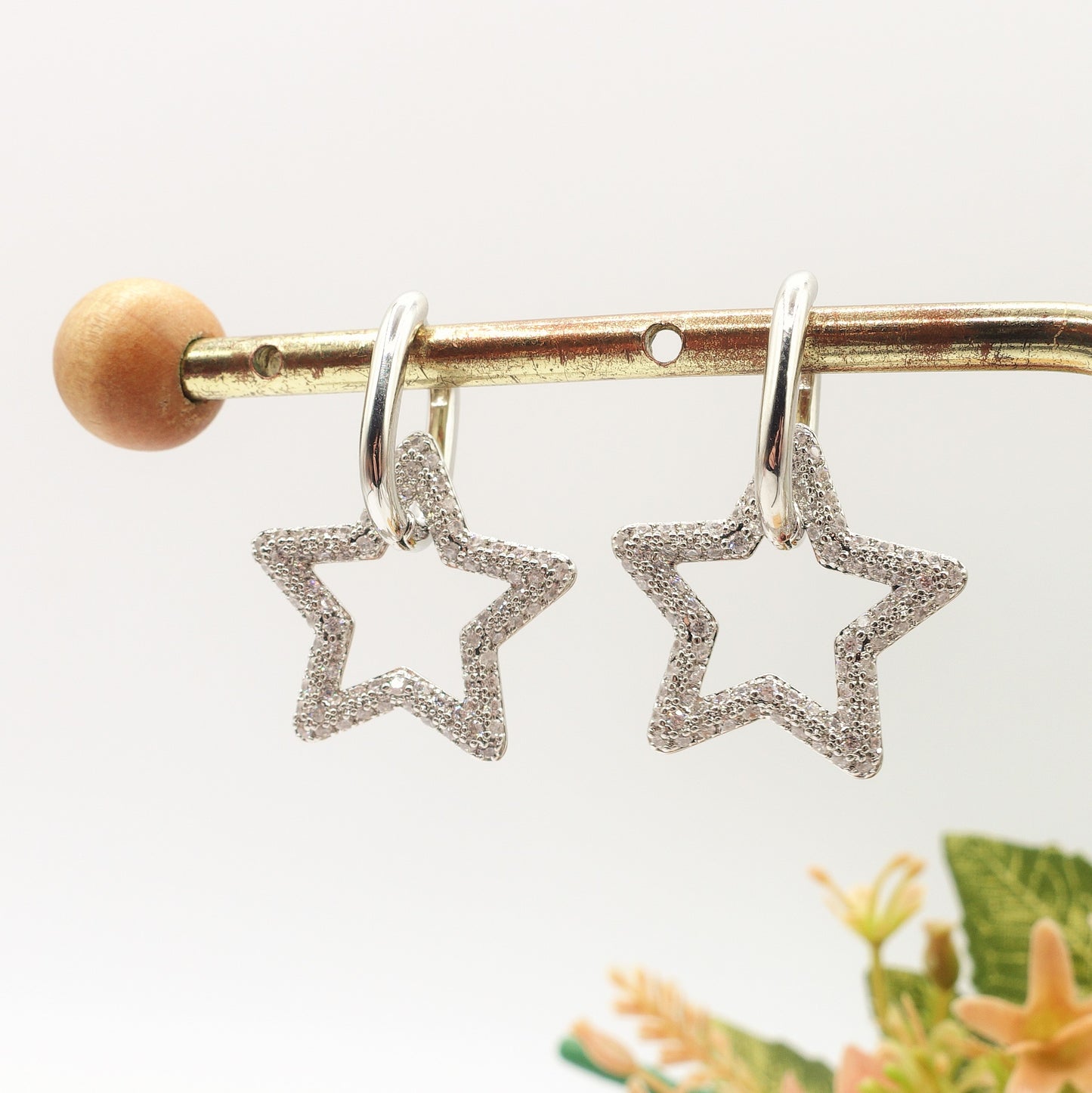 ADELE STAR ~ PAIO Orecchini con pendente  in Cubic Zirconia