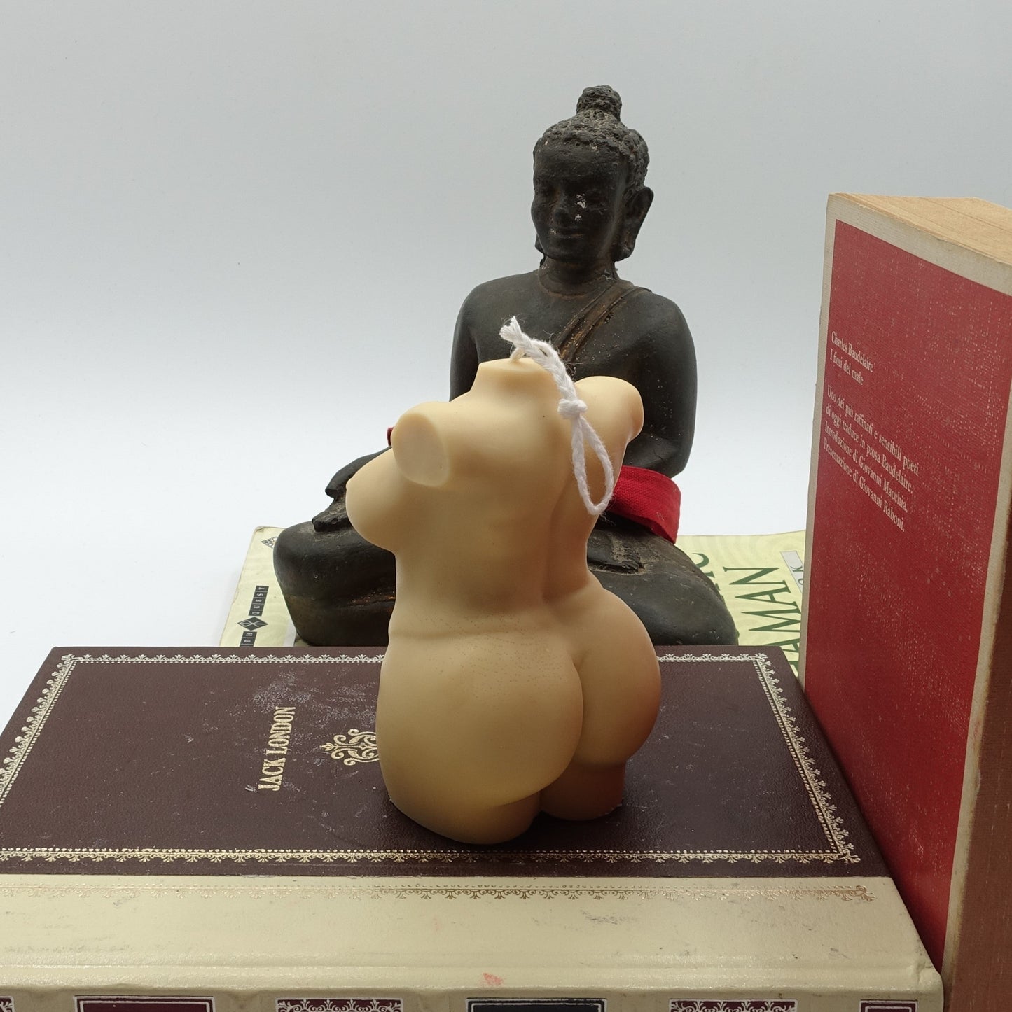 Esther~ CANDELA ARTISTICA PROFUMATA IN CERA DI SOIA- artigianale