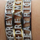 "Dream" Bangle- stainless steel bracelet