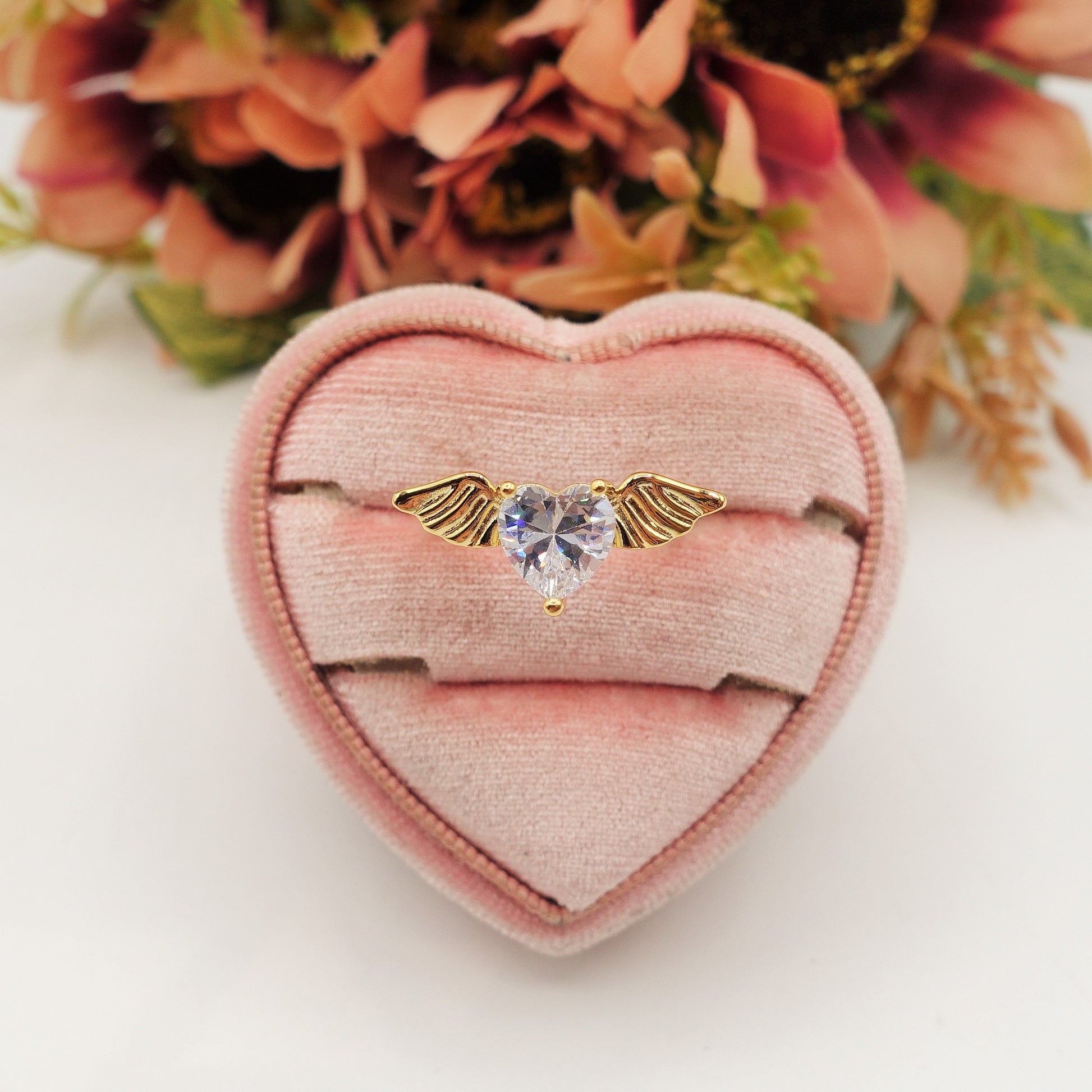 Angel Heart Ring Melty Angel Heart Ring Devil Heart Ring New Arrivals