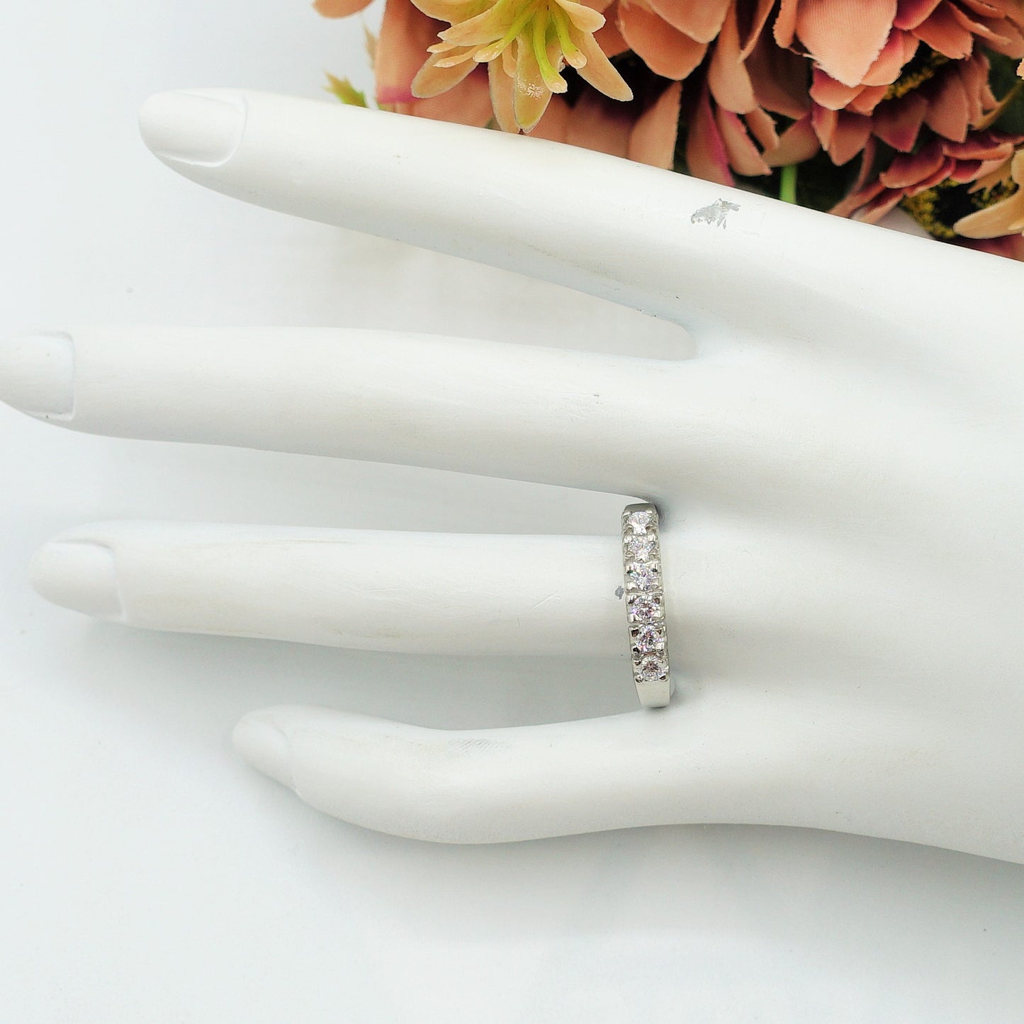 VERETTA - ACCIAIO INOSSIDABILE ~ Anello con cubic zirconia alta qualità