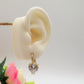 TESSA ~ HOOPS ~ Orecchini mini cerchio con cuore XL in Cubic Zirconia