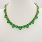 LUCE HEARTS cuori alternati - ACCIAIO inossidabile - collier con pietre sfaccettate