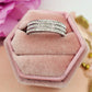NOEMI-ACCIAIO INOSSIDABILE ~SET 3 FEDINE CON Zirconi