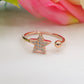 ELLIE STAR ~ ANELLO in ARGENTO 925 stella e zirconi regolabile