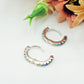 ANASTASIA - Orecchini mini cerchi zirconati RAINBOW