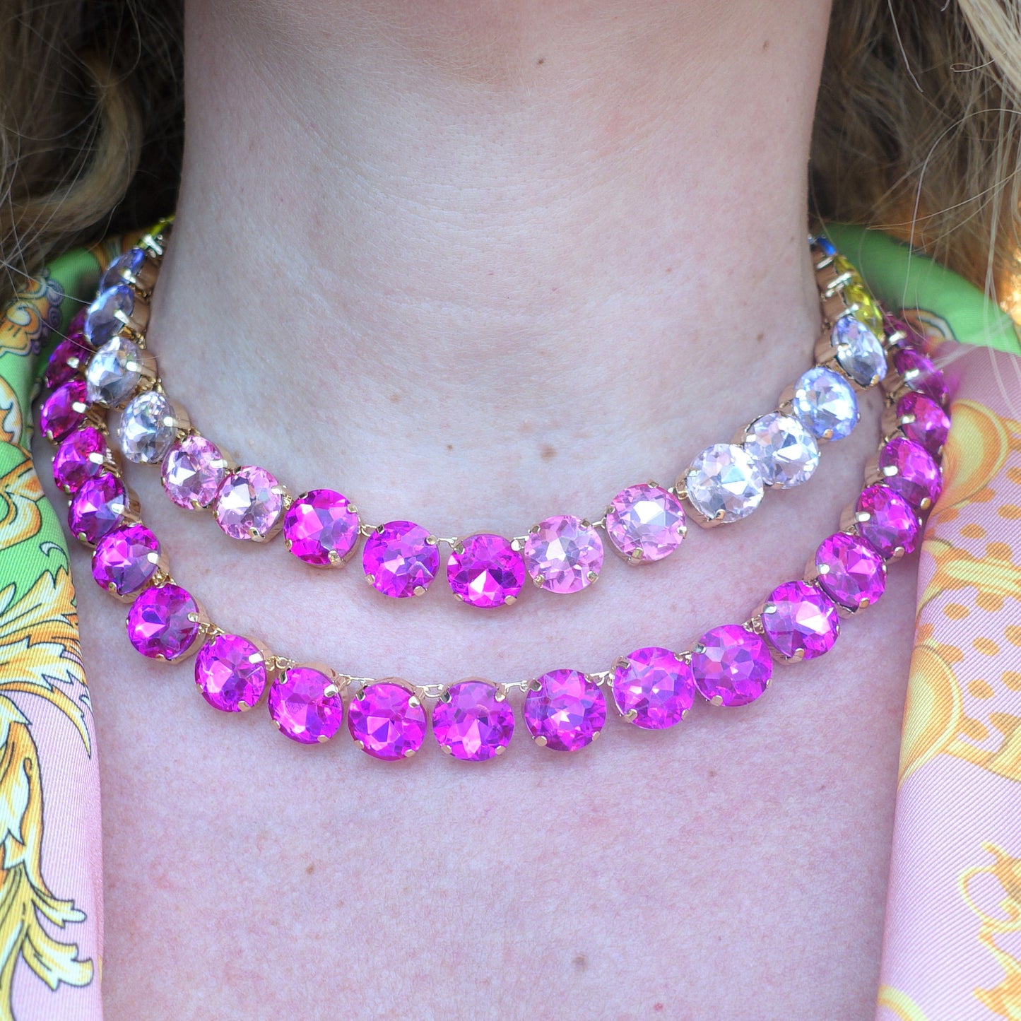 LUCE 2.0 - collier con pietre sfaccettate