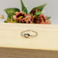 ALBA ~ Anello knot regolabile in ACCIAIO INOSSIDABILE ~ nodo