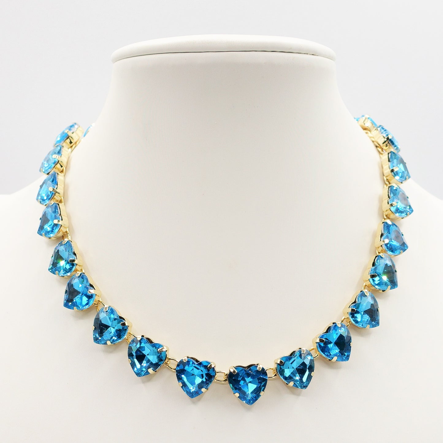 LUCE HEARTS - collier con pietre A CUORE sfaccettate