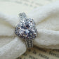 ROSE ~ ANELLO CON CUORE IN CUBIC ZIRCONIA-REGOLABILE