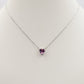 CHERIE single heart - ACCIAIO INOSSIDABILE - Collana con cuore in cubic zirconia