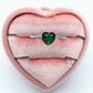 AURORA -ACCIAIO INOSSIDABILE~Anello con zirconi cubici a forma di cuore