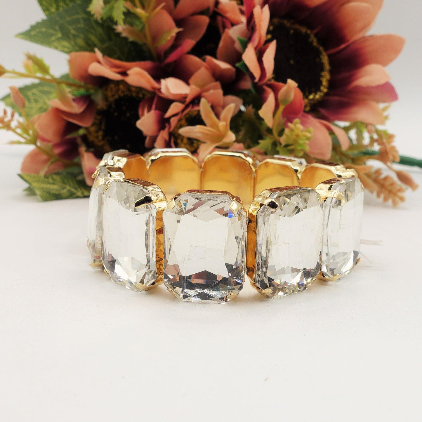 MARGOT LUXE SET - Collier ,Bracciale e Orecchini con pietre sfaccettate