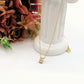 Collana MINI INIZIALE Zirconata in Acciaio inossidabile