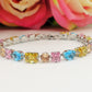 CHARIS - Bracciale Tennis con Cubic Zirconia RAINBOW