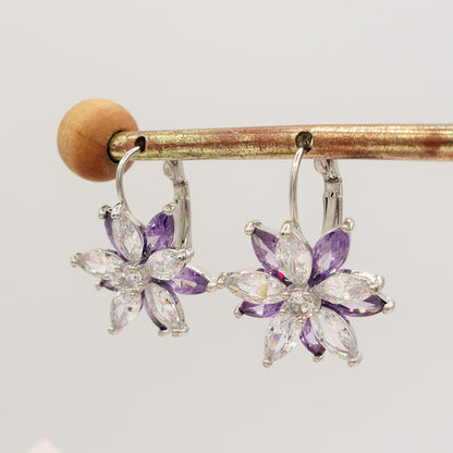 GWEN - Orecchini monachella in cubic zirconia