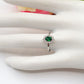 KATE MINI ~ Anello regolabile in ACCIAIO INOSSIDABILE con cubic zirconia