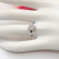 KATE MINI ~ Anello regolabile in ACCIAIO INOSSIDABILE con cubic zirconia