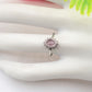 KATE MINI ~ Anello regolabile in ACCIAIO INOSSIDABILE con cubic zirconia