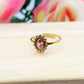 KATE MINI ~ Anello regolabile in ACCIAIO INOSSIDABILE con cubic zirconia