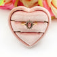 KATE MINI ~ Anello regolabile in ACCIAIO INOSSIDABILE con cubic zirconia