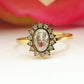 KATE MINI ~ Anello regolabile in ACCIAIO INOSSIDABILE con cubic zirconia