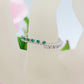 DELIGHT ~ ANELLO in ARGENTO 925 fedina asimmetrica con cubic zirconia bicolor