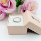DELIGHT ~ ANELLO in ARGENTO 925 fedina asimmetrica con cubic zirconia bicolor