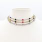 LUNA ~ Tennis Choker girocollo in ACCIAIO INOSSIDABILE con cubic zirconia
