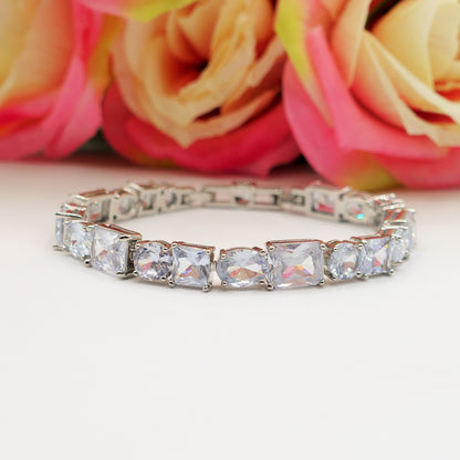 CHARIS LUXE - Bracciale Tennis con Cubic Zirconia RAINBOW