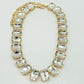 MARGOT collier con pietre sfaccettate - gold