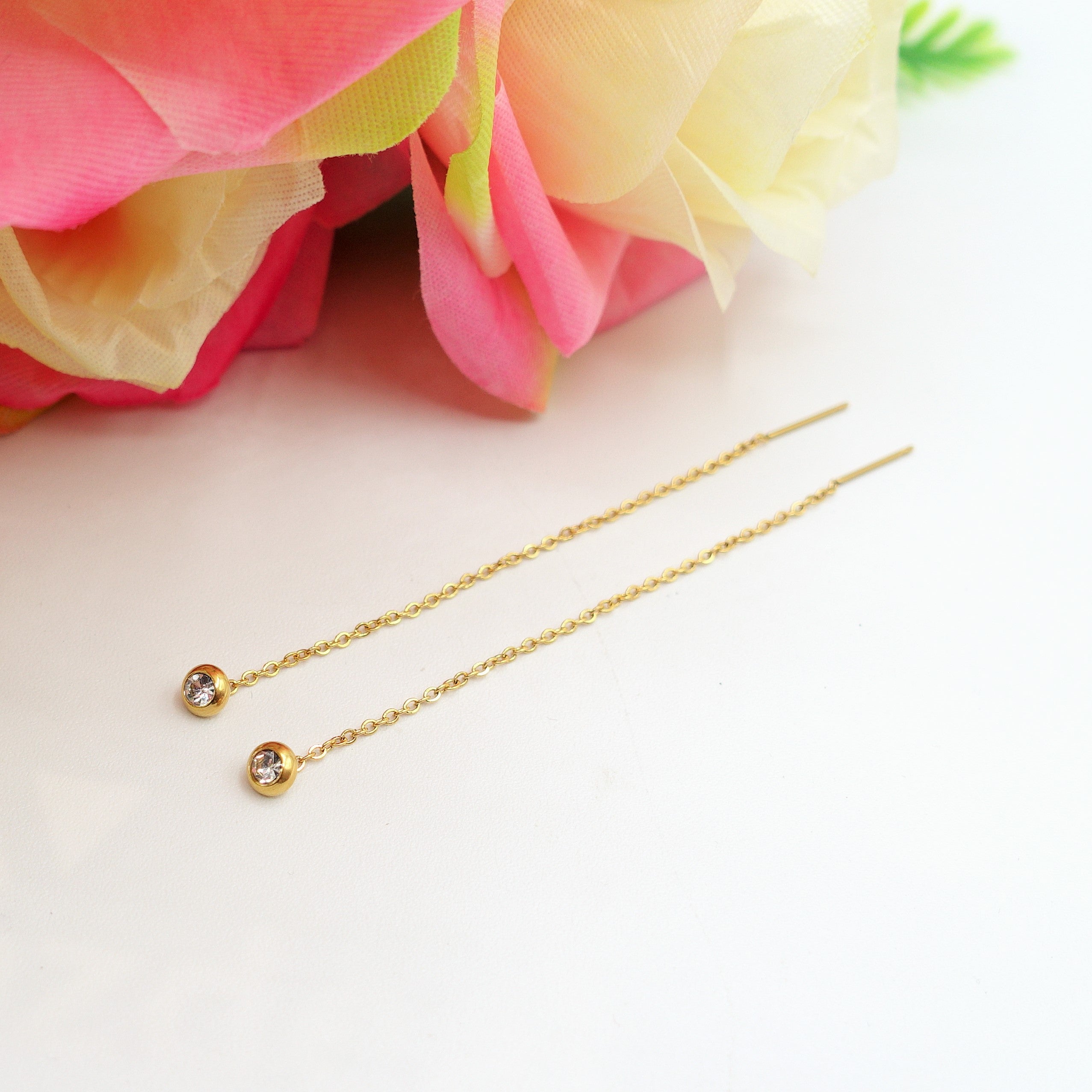 Orecchini Quadrati SMYKKO Aurinko Silea – Acciaio Inossidabile, 7 Mm, Senza Nichel, Regalo Con Confezione