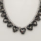 WENDY HEARTS - collier con pietre a CUORE sfaccettate e cubic zirconia