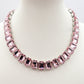 MARGOT  - ACCIAIO inossidabile- collier con pietre sfaccettate