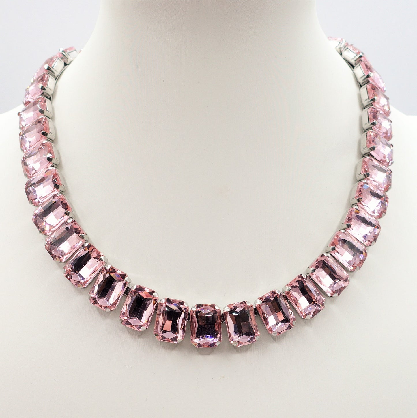 MARGOT  - ACCIAIO inossidabile- collier con pietre sfaccettate