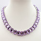 MARGOT  - ACCIAIO inossidabile- collier con pietre sfaccettate