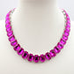MARGOT  - ACCIAIO inossidabile- collier con pietre sfaccettate